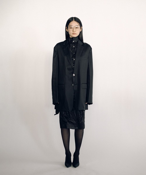 KEISUKEYOSHIDA(ケイスケヨシダ)の「Notched Lapel Jacket(テーラードジャケット・レディース・ネイビー/ブラック・M/L)」の8枚目の写真