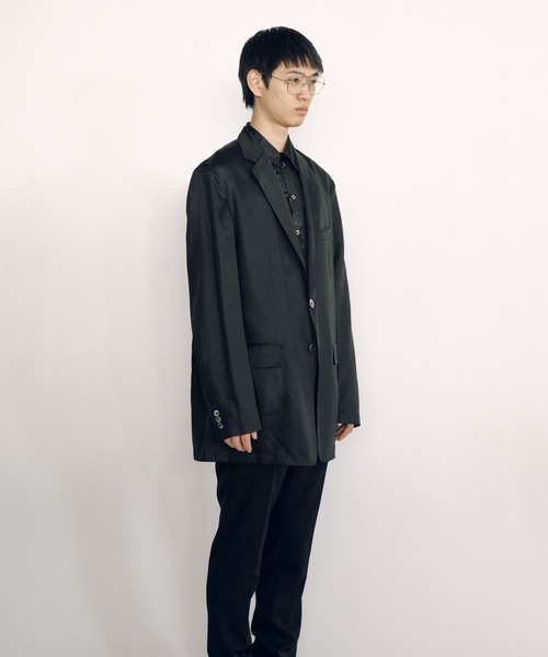 KEISUKEYOSHIDA(ケイスケヨシダ)の「Notched Lapel Jacket(テーラードジャケット・レディース・ネイビー/ブラック・M/L)」の11枚目の写真
