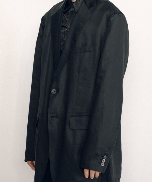 KEISUKEYOSHIDA(ケイスケヨシダ)の「Notched Lapel Jacket(テーラードジャケット・レディース・ネイビー/ブラック・M/L)」の13枚目の写真