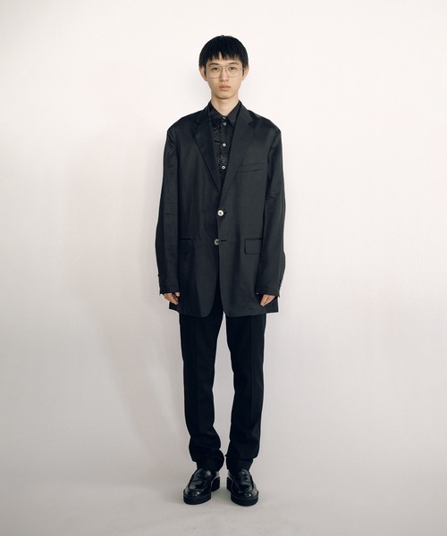 KEISUKEYOSHIDA(ケイスケヨシダ)の「Notched Lapel Jacket(テーラードジャケット・レディース・ネイビー/ブラック・M/L)」の14枚目の写真