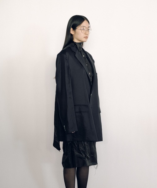 KEISUKEYOSHIDA(ケイスケヨシダ)の「Notched Lapel Jacket(テーラードジャケット・レディース・ネイビー/ブラック・M/L)」の16枚目の写真