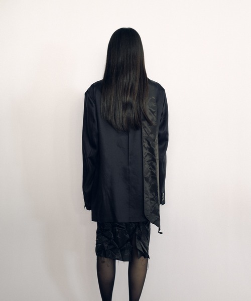 KEISUKEYOSHIDA(ケイスケヨシダ)の「Notched Lapel Jacket(テーラードジャケット・レディース・ネイビー/ブラック・M/L)」の18枚目の写真