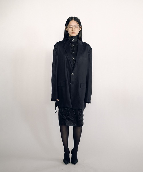 KEISUKEYOSHIDA(ケイスケヨシダ)の「Notched Lapel Jacket(テーラードジャケット・レディース・ネイビー/ブラック・M/L)」の20枚目の写真