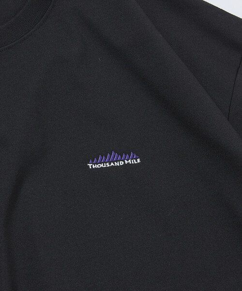 FREAK'S STORE(フリークスストア)の「限定展開 THOUSAND MILE×FREAK'S STORE サウザンドマイル 別注 ワンポイント刺繍 クルーネック Tシャツ 抗菌防臭 吸水速乾(Tシャツ/カットソー・メンズ・ホワイト/グリーン/アッシュグレー/ブラック・SMALL/MEDIUM/LARGE)」の17枚目の写真