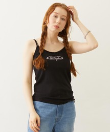 MILKFED. | OVAL LOGO LACE CAMISOLE(キャミソール)