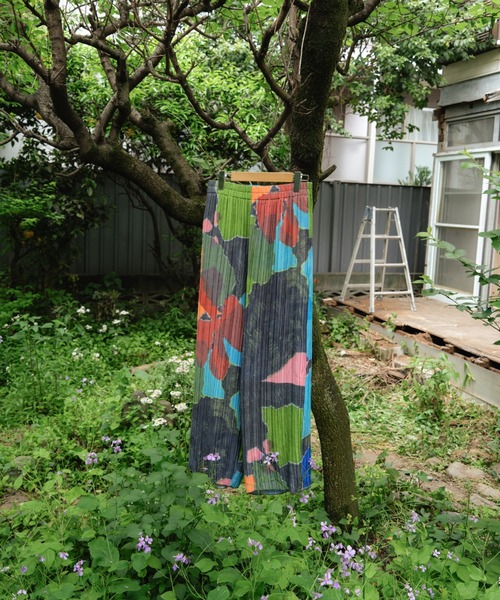PAMM（パム）の「紙絵花のプリーツパンツ（その他パンツ・レディース・その他・フリー）」の3枚目の写真