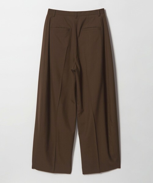 6（ロク）の「＜6(ROKU)＞トロピカルクロス カーブ パンツ（その他パンツ・レディース・ダークブラウン/ネイビー・36/32/34/38）」の6枚目の写真