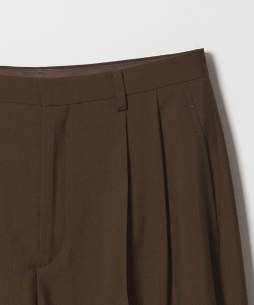 6（ロク）の「＜6(ROKU)＞トロピカルクロス カーブ パンツ（その他パンツ・レディース・ダークブラウン/ネイビー・36/32/34/38）」の7枚目の写真