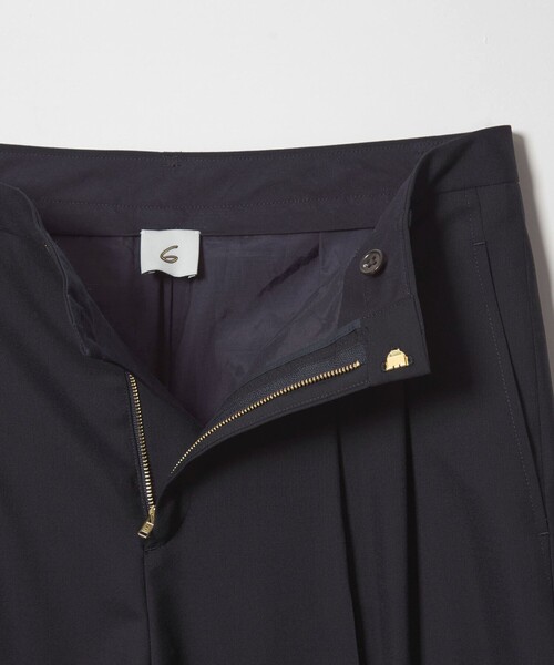 6（ロク）の「＜6(ROKU)＞トロピカルクロス カーブ パンツ（その他パンツ・レディース・ダークブラウン/ネイビー・36/32/34/38）」の19枚目の写真