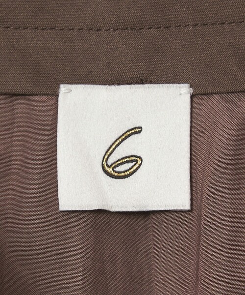 6（ロク）の「＜6(ROKU)＞トロピカルクロス カーブ パンツ（その他パンツ・レディース・ダークブラウン/ネイビー・36/32/34/38）」の20枚目の写真