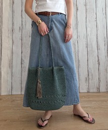 LBC | 雑材タッセル付きトートバッグ(ショルダーバッグ)