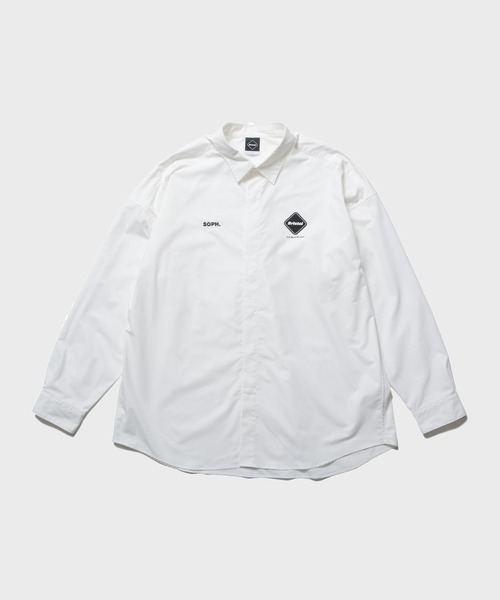 F.C.Real Bristol(エフシーレアルブリストル)の「【F.C.Real Bristol/エフシーレアルブリストル】AUTHENTIC FLY FRONT L/S SHIRT(シャツ/ブラウス・メンズ・ブラック/ホワイト・M/L)」の2枚目の写真