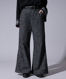 Ellno Loset | コードレースワイドフレアパンツ/SETUP対応(その他パンツ)