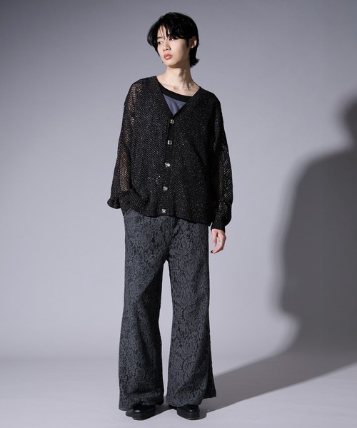 Ellno Loset(エルノロゼット)の「コードレースワイドフレアパンツ/SETUP対応(その他パンツ・メンズ・ブルー/ブラック/チャコール・MEDIUM/LARGE/X-SMALL/SMALL)」の22枚目の写真