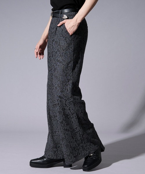 Ellno Loset(エルノロゼット)の「コードレースワイドフレアパンツ/SETUP対応(その他パンツ・メンズ・ブルー/ブラック/チャコール・MEDIUM/LARGE/X-SMALL/SMALL)」の21枚目の写真