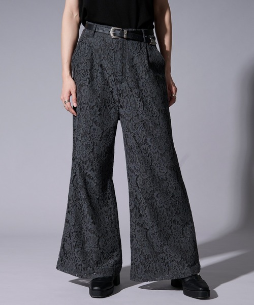 Ellno Loset(エルノロゼット)の「コードレースワイドフレアパンツ/SETUP対応(その他パンツ・メンズ・ブルー/ブラック/チャコール・MEDIUM/LARGE/X-SMALL/SMALL)」の17枚目の写真