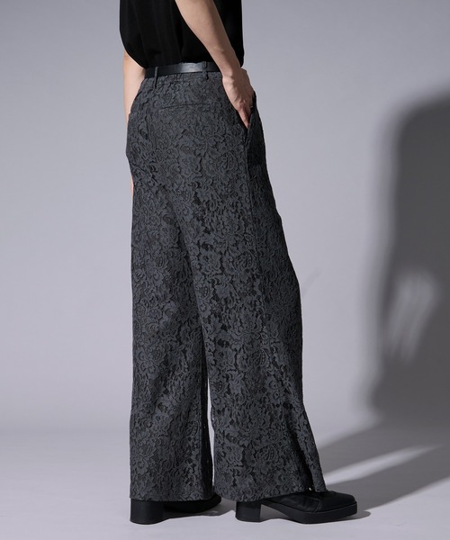 Ellno Loset(エルノロゼット)の「コードレースワイドフレアパンツ/SETUP対応(その他パンツ・メンズ・ブルー/ブラック/チャコール・MEDIUM/LARGE/X-SMALL/SMALL)」の18枚目の写真