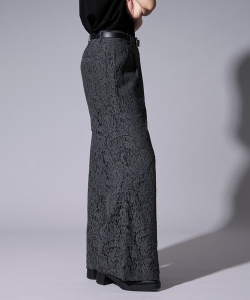 Ellno Loset(エルノロゼット)の「コードレースワイドフレアパンツ/SETUP対応(その他パンツ・メンズ・ブルー/ブラック/チャコール・MEDIUM/LARGE/X-SMALL/SMALL)」の20枚目の写真