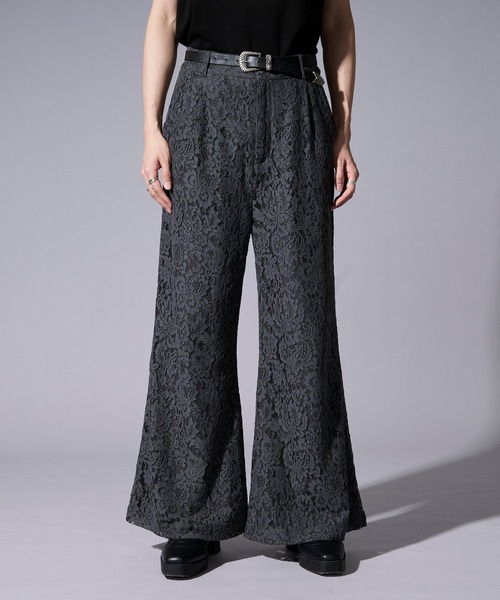 Ellno Loset(エルノロゼット)の「コードレースワイドフレアパンツ/SETUP対応(その他パンツ・メンズ・ブルー/ブラック/チャコール・MEDIUM/LARGE/X-SMALL/SMALL)」の15枚目の写真