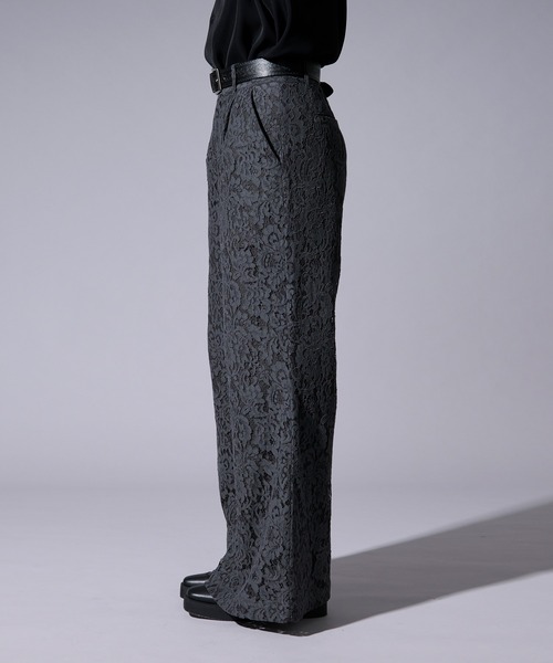 Ellno Loset(エルノロゼット)の「コードレースワイドフレアパンツ/SETUP対応(その他パンツ・メンズ・ブルー/ブラック/チャコール・MEDIUM/LARGE/X-SMALL/SMALL)」の9枚目の写真