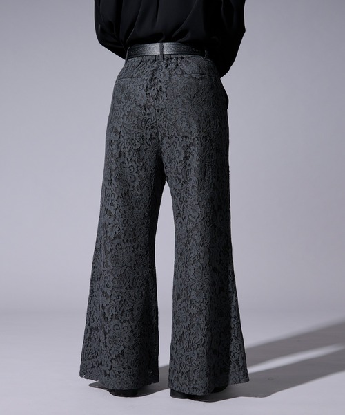 Ellno Loset(エルノロゼット)の「コードレースワイドフレアパンツ/SETUP対応(その他パンツ・メンズ・ブルー/ブラック/チャコール・MEDIUM/LARGE/X-SMALL/SMALL)」の11枚目の写真