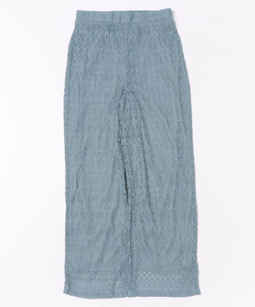 CECIL McBEE(セシルマクビー)の「カットレースストレートパンツ(その他パンツ・レディース・ブラック/アイボリー/ブルー・MEDIUM/LARGE)」の3枚目の写真