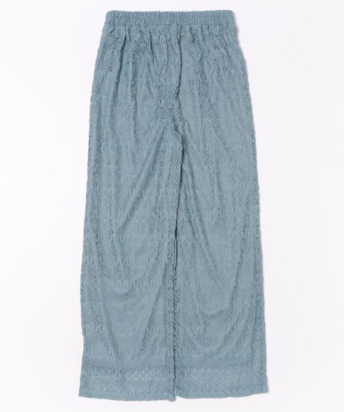 CECIL McBEE(セシルマクビー)の「カットレースストレートパンツ(その他パンツ・レディース・ブラック/アイボリー/ブルー・MEDIUM/LARGE)」の4枚目の写真