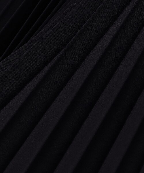 Demi-Luxe BEAMS（デミルクス ビームス）の「プリーツ ノースリーブ プルオーバー（シャツ/ブラウス・レディース・ネイビー/オフホワイト・ONE SIZE）」の5枚目の写真