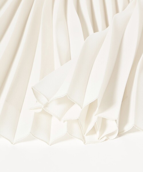 Demi-Luxe BEAMS（デミルクス ビームス）の「プリーツ ノースリーブ プルオーバー（シャツ/ブラウス・レディース・ネイビー/オフホワイト・ONE SIZE）」の12枚目の写真