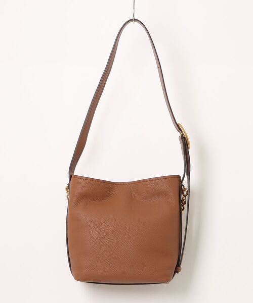 MICHAEL KORS(マイケルコース)の「NOLITA ペブルレザー チェーン バケットバッグ ショルダートート スモール(ショルダーバッグ・レディース・ブラウン系・FREE)」の6枚目の写真