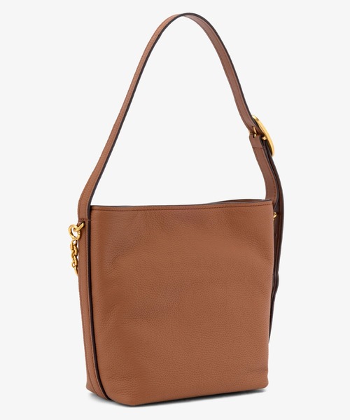 MICHAEL KORS(マイケルコース)の「NOLITA ペブルレザー チェーン バケットバッグ ショルダートート スモール(ショルダーバッグ・レディース・ブラウン系・FREE)」の4枚目の写真