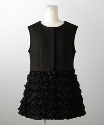 HUIT bouquet（ユイット）の「2way フリルヘム ジレ HUIT（その他アウター）」