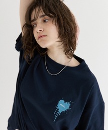 ONCILY（オンシェリー）の「26SS HEART LOGO DRAW CODE T-SHIRT / ハートロゴドローコードTシャツ（Tシャツ/カットソー）」
