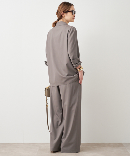 Deuxieme Classe（ドゥーズィエムクラス）の「SPWOOL パンツ（スラックス・レディース・モカ/ネイビー・34/36/38）」の10枚目の写真