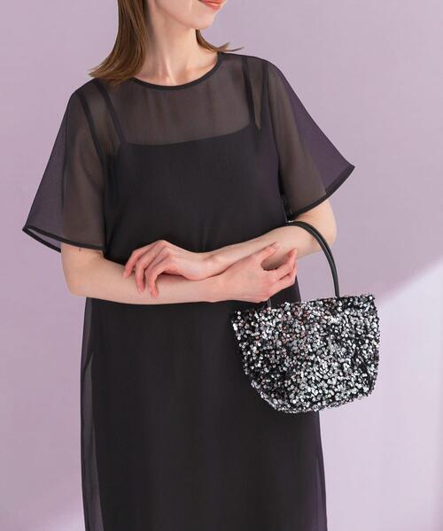 URBAN RESEARCH ROSSO WOMEN(アーバンリサーチ ロッソ)の「2WAY spangle bag(ハンドバッグ・レディース・ブラック・-)」の6枚目の写真