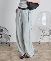 LOSCa（ロスカ）の「ブラッシュドサイドリボンイージーパンツ（その他パンツ）」