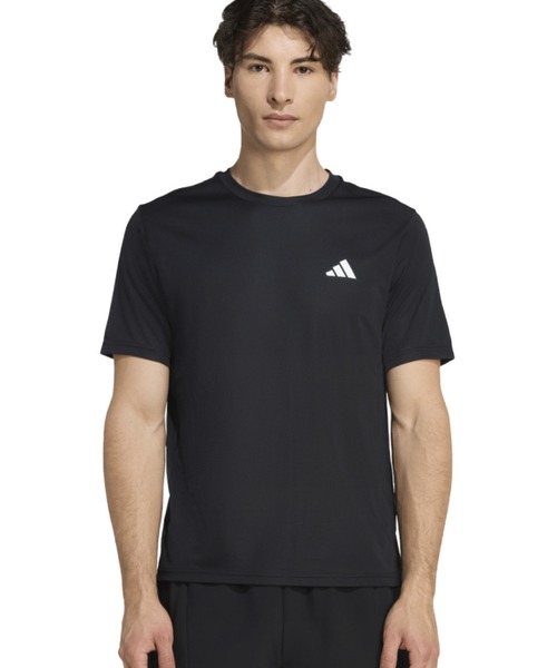 adidas(アディダス)の「アディダス adidas ワークアウト エッセンシャルズ ベース 半袖Tシャツ(Tシャツ/カットソー・メンズ・ライトグレー/ホワイト/ブラック/ダークブルー・LL/L/M/S/3L)」の2枚目の写真