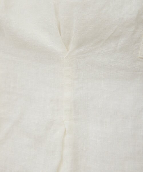 GALLARDAGALANTE（ガリャルダガランテ）の「【WEB限定】ハーフスリーブウエストシェイプシャツ（シャツ/ブラウス・レディース・ホワイト/ブラウン/ピンク/ブラック・FREE）」の6枚目の写真