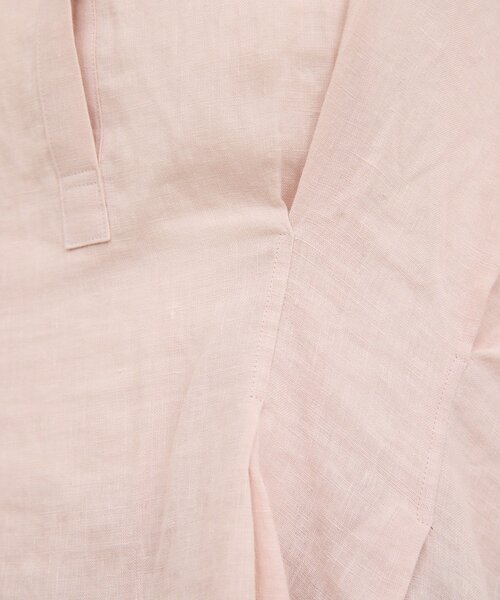 GALLARDAGALANTE（ガリャルダガランテ）の「【WEB限定】ハーフスリーブウエストシェイプシャツ（シャツ/ブラウス・レディース・ホワイト/ブラウン/ピンク/ブラック・FREE）」の13枚目の写真