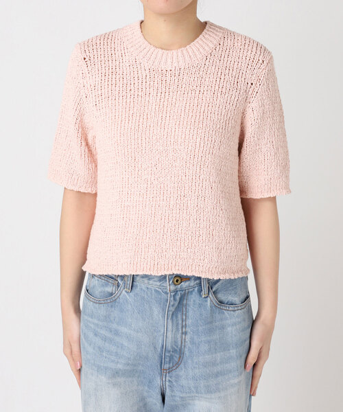 plage（プラージュ）の「Italian yarn CO half ニット（ニット/セーター・レディース・アイボリー/ピンク/ベージュ・FREE）」の7枚目の写真