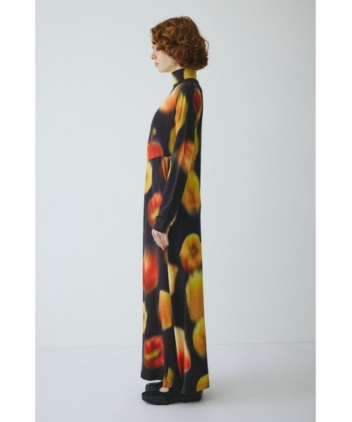 HeRIN.CYE(ヘリンドットサイ)の「Paprika pattern dress パプリカパターンドレス(ワンピース・レディース・ブルー系その他3/イエロー系その他・FREE)」の4枚目の写真