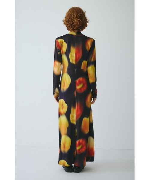 HeRIN.CYE(ヘリンドットサイ)の「Paprika pattern dress パプリカパターンドレス(ワンピース・レディース・ブルー系その他3/イエロー系その他・FREE)」の5枚目の写真
