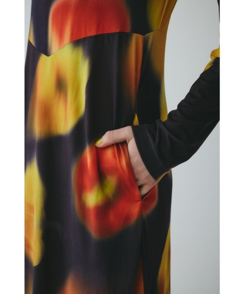 HeRIN.CYE(ヘリンドットサイ)の「Paprika pattern dress パプリカパターンドレス(ワンピース・レディース・ブルー系その他3/イエロー系その他・FREE)」の8枚目の写真