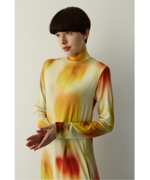 HeRIN.CYE(ヘリンドットサイ)の「Paprika pattern dress パプリカパターンドレス(ワンピース・レディース・ブルー系その他3/イエロー系その他・FREE)」の16枚目の写真