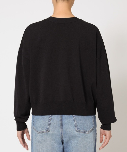 BARNYARDSTORM（バンヤードストーム）の「BARNYARDSTORM /  ワイドシルエットＶカーディガン / ハンドウォッシャブル（カーディガン/ボレロ・レディース・セージグリーン/ブラック・FREE）」の22枚目の写真