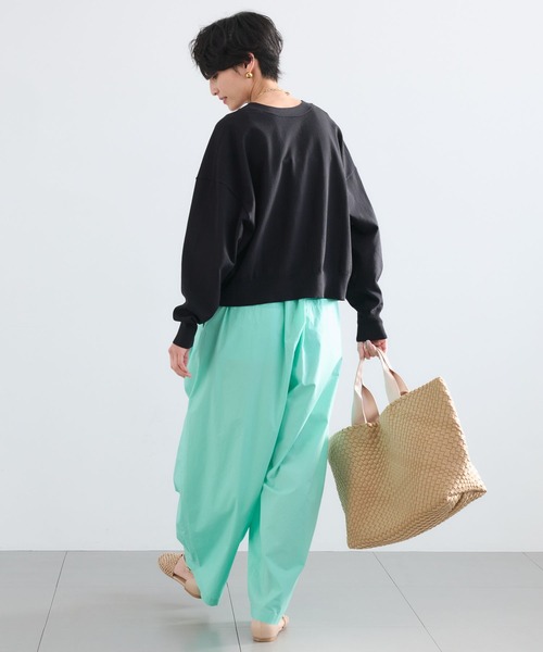 BARNYARDSTORM（バンヤードストーム）の「BARNYARDSTORM /  ワイドシルエットＶカーディガン / ハンドウォッシャブル（カーディガン/ボレロ・レディース・セージグリーン/ブラック・FREE）」の17枚目の写真