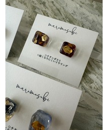 【marumusubi】viola square ピアス(MA)