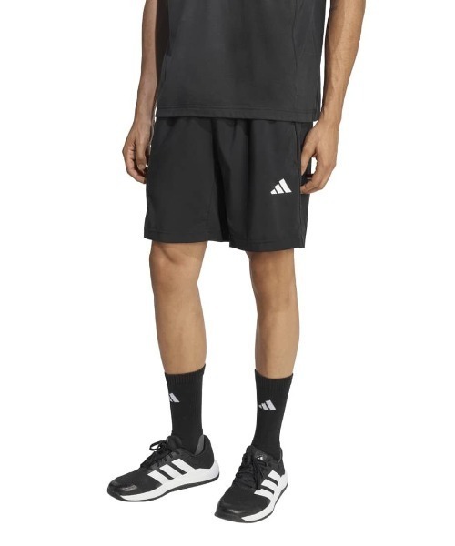 adidas(アディダス)の「アディダス adidas ワークアウト エッセンシャルズ ベース ウーブンショーツ(その他パンツ・メンズ・ダークブルー/ブラック・M/LL/3L/L)」の2枚目の写真