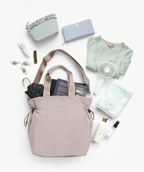 TOCCA（トッカ）の「ETTORE BAG トートバッグ（トートバッグ・レディース・ベージュ系/ブラック系/ライトグレー系・F）」の10枚目の写真