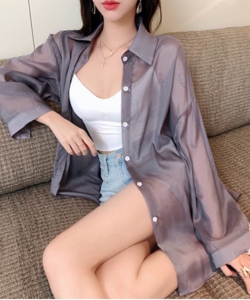 Lips（リップス）の「バックリボンで後ろ姿まで可愛い！軽やかシフォンの大人フェミニンブラウス（シャツ/ブラウス・レディース・ブラック/グレー/ホワイト・FREE）」の11枚目の写真